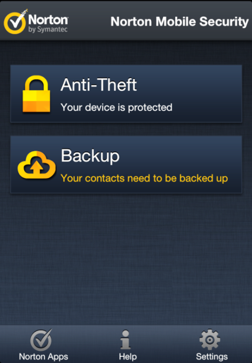 ... to the full range of features that Norton Mobile Security offers