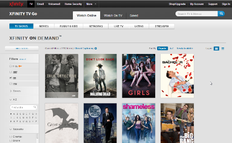 Screen shows search results filtered to display videos having closed captioning.