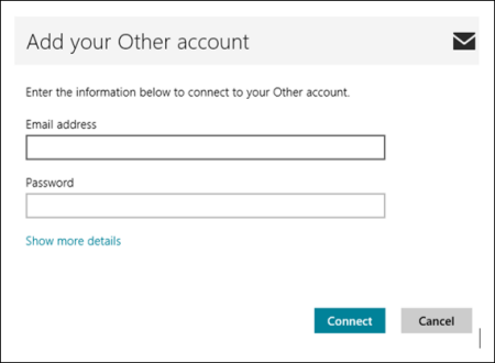 comcast email settings for windows live mail 2012