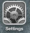 iOS - Settings icon