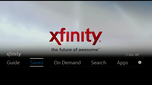 X1 Main Menu displays with option to select Saved.