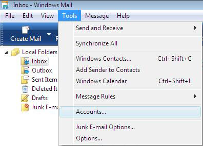 Comcast Email Settings Windows 8 Mail