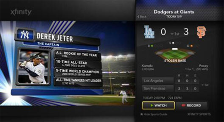 Game stats are displayed along with buttons for watch and record