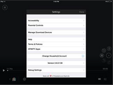 Settings Menu. Manage Download Devices is the third entry. Parental Controls is the second menu option.