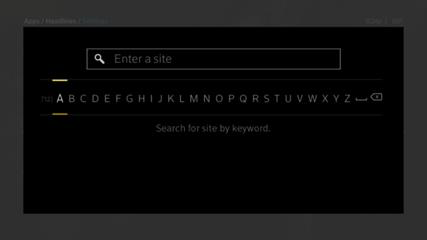 The smartsearch screen is displayed