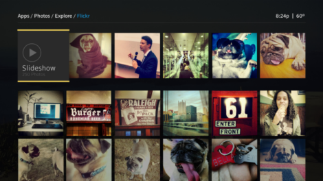X1 Photos app - Explore function (Flickr)