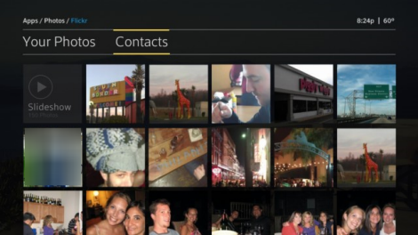 X1 Photos app - Flickr - Your Photos/Contacts page