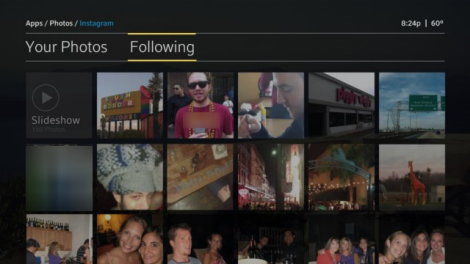 X1 Photos app - Instagram - Following page