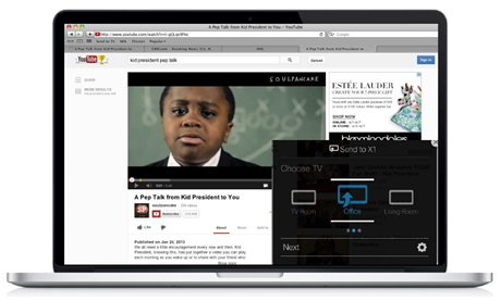 XFINITY TV on the X1 Platform - Send to TV - choosing which TV to view content on