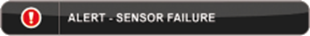 An alert message indicating that there has been a sensor failure is displayed