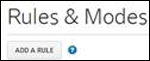 XFINITY Home Subscriber Portal - Rules & Modes menu - Add a Rule