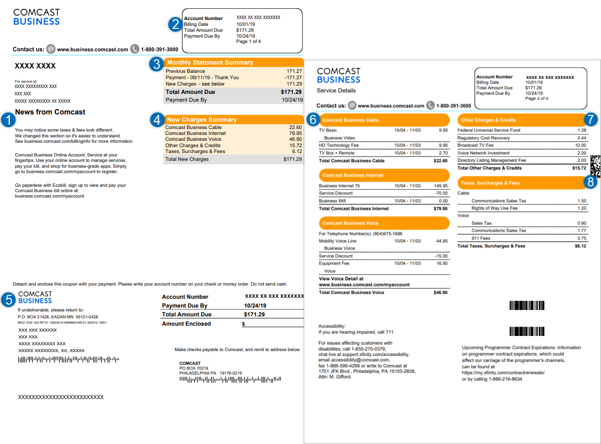 pay comcast business bill online