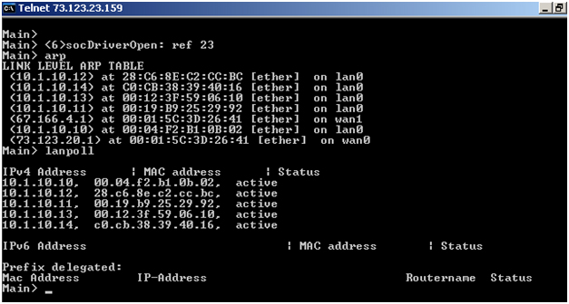 view devices connected to router